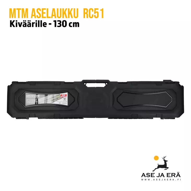MTM RC51 Scoped Rifle aselaukku kiikarikiväärille 130x35x13cm - yleiskuva - Kovamuovilaukut - 026057262406 - 1