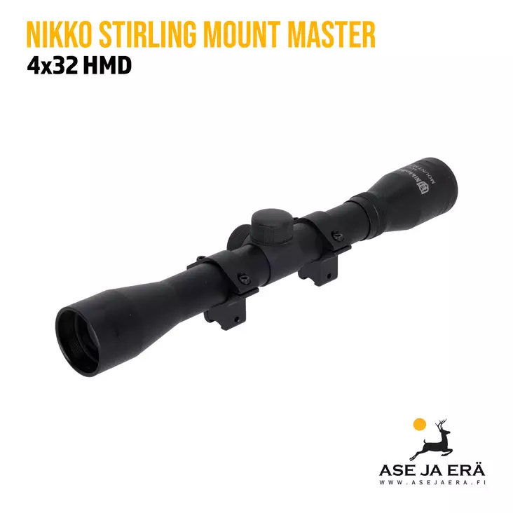 Nikko Stirling Mount Master 4x32 HMD kiikaritähtäin - Nikko Stirling kiikaritähtäimet - 9420008993196 - 3