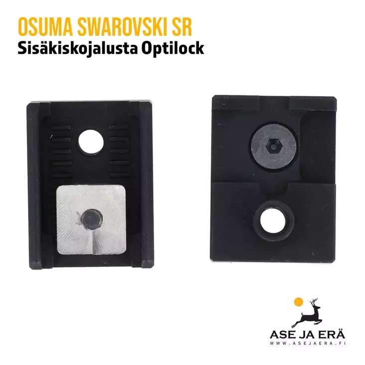 Osuma Swarovski SR sisäkiskojalusta Optilock pohjaan - Kiskot, kiilat, palat ja muut jalustat - 6430068620386 - 2