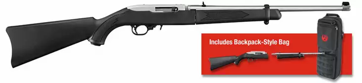 Ruger K 10/22 TD STS 22 LR pienoiskivääri - Puoliautomaatti pienoiskiväärit - 2052485198046 - 1