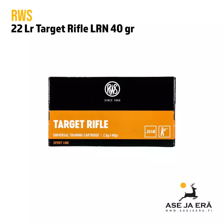 RWS Target Rifle LRN 22LR pienoiskiväärin patruuna - 22 LR patruunat - 4000294132476 - 2