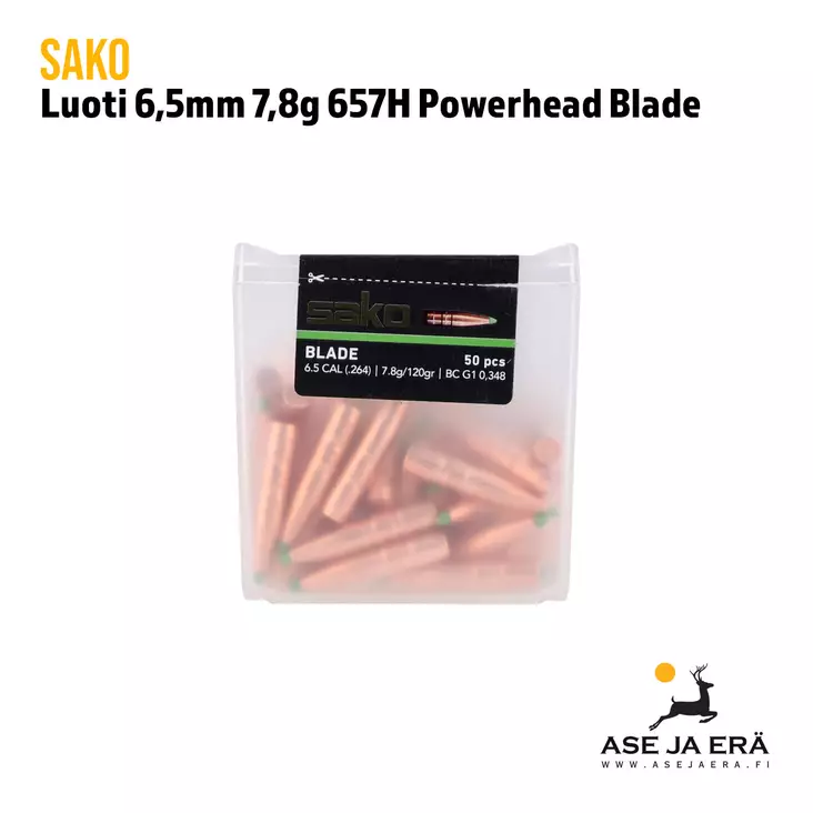 Sako Powerhead Blade 6,5mm 7,8g 50kpl - 6,5mm luodit - 6438053157756 - 1