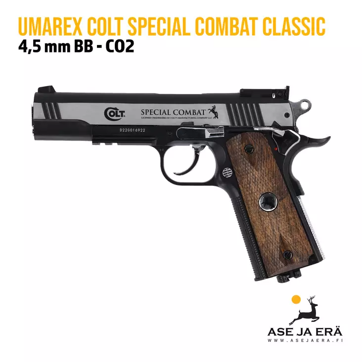 Umarex Colt Special Combat Classic Dark Ops CO2 ilmapistooli - BB kuula ilmapistoolit - 4000844426796 - 3