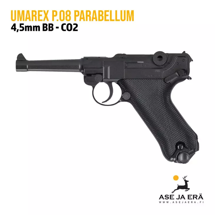 Umarex P.08 Parabellum CO2 ilmapistooli - BB kuula ilmapistoolit - 4000844507556 - 1