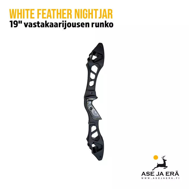 White Feather Nightjar 19" vastakaarijousen runko - Vastakaarijousen rungot - 8720054608176 - 1