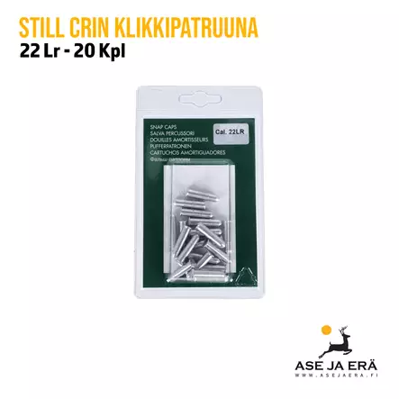 22 alumiininen klikkipatruuna 20kpl - Klikkipatruunat - 6438418001847 - 3