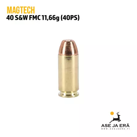 40 S&W Magtech FMC 11,66g (40PS) Pistoolipatruuna - Muut pistoolinpatruunat - 7891798042937 - 3