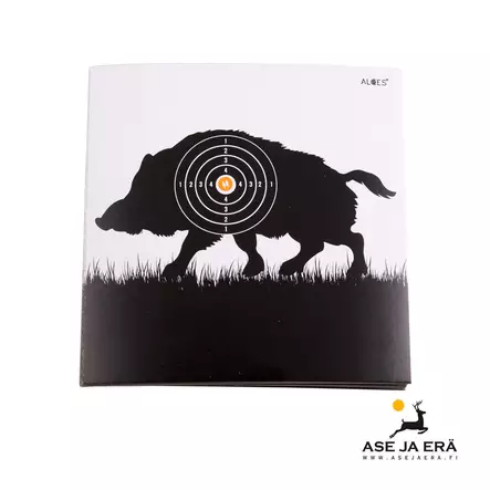Alces Ilmakivääritaulu Villisika 14x14cm, 50 kpl - Ampumataulut - 7340143709747 - 2