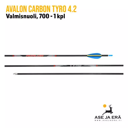 Avalon Carbon Tyro 4.2 Valmisnuoli, 700 - 1 kpl, yleiskuva - Hiilikuitunuolet - 6426000658647 - 1