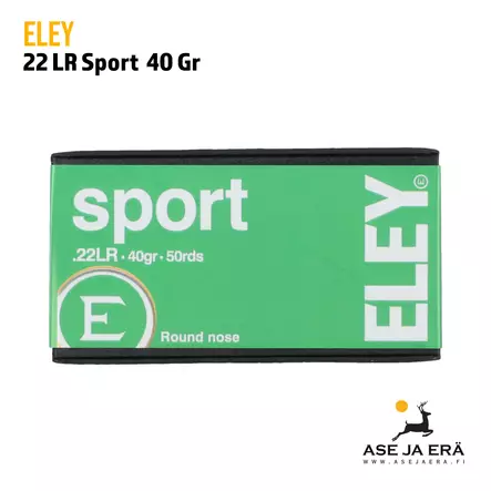 Eley Sport .22lr 40 gr pienoiskiväärin patruuna - 22 LR patruunat - 650911041007 - 2