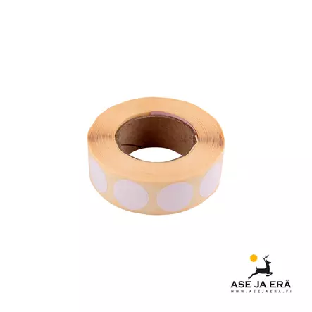 Paikkatarra 20mm valkoinen 1000 kpl - Paikkatarrat ja -annostelijat - 113187 - 2
