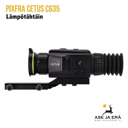 Pixfra Cetus C635 Thermal 640*512 lens 35mm - Jalustalla vasen sivu - Lämpökiikaritähtäin - 6976144452187 - 2