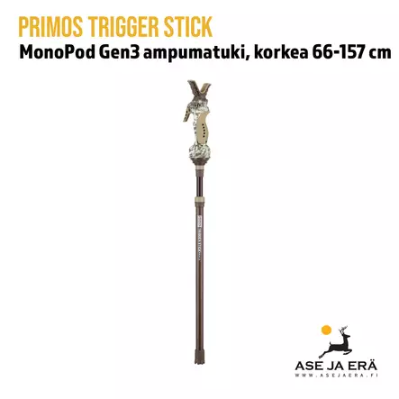 Primos Trigger Stick MonoPod Gen3 ampumatuki, korkea 66-157 cm- Yleiskuva - Muut ampumatuet - 010135658137 - 8