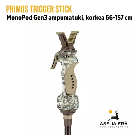 Primos Trigger Stick MonoPod Gen3 ampumatuki, korkea 66-157 cm- Yksityiskohta kahva - Muut ampumatuet - 010135658137 - 9