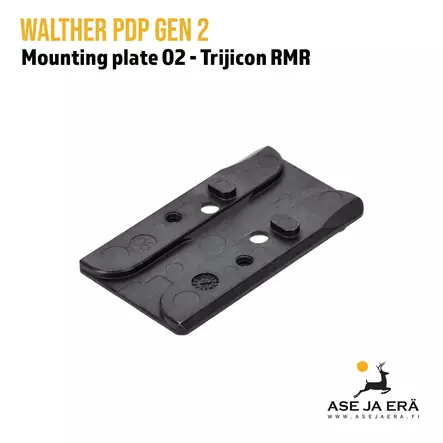 Walther PDP Gen2 Mounting plate 02 Trijicon RMR - Pohja alapuoli  - Punapiste- ja holotähtäinjalustat - 4063132899917 - 2