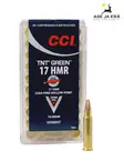 17HMR CCI 16 gr TNT HP Green lyijytön pienoiskivääripatruuna - 17HMR patruunat - 076683009517 - 18