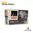 222 Rem Norma Oryx 3,6g kivääripatruuna 20kpl - 222 kaliiperi - 7393923157047 - 12