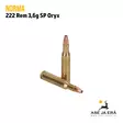 222 Rem Norma Oryx 3,6g kivääripatruuna 20kpl - 222 kaliiperi - 7393923157047 - 2