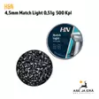 4,50mm H&N Match Light 500 kpl ilmakiväärin luoti 500 Kpl - Rasia avoinna - 4,5 mm ilmakivääriluodit - 4047058019307 - 6