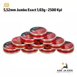 5,52mm JSB Jumbo Exact 1,03g 2500kpl - 10 purkkia pyramiidimuodossa - 5,5 mm luodit - 8594180450547 - 11