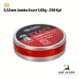 5,52mm JSB Jumbo Exact 1,03g 250kpl - Yläviistosta - 5,5 mm luodit - 8594180450547 - 8