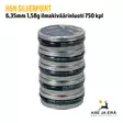 H&N Silverpoint 6,35mm 1,58g ilmakiväärinluoti 750 kpl - viisi rasiaa pinossa - 6,35 mm luodit - 4047058019567 - 10