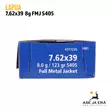 7,62x39 Lapua 8g FMJ S405 kokovaippainen kivääripatruunaa - Muut kaliiperit - 6418267101837 - 4