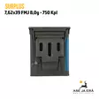 7,62x39 Surplus 8g FMJ ylijäämäpatruuna lakatulla teräshylsyllä 750 kpl - Muut kaliiperit - 126777 - 7