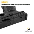Umarex MOS adapterilevyt punapistetähtäimelle - adapterilevy kiinnitetty pistooliin - Punapiste- ja lasertähtäimet - 4000844812827 - 5