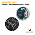 6,35mm H&N Slug HP Heavy 2,85g ilmakiväärinluoti rasia avattuna
- 6,35 mm luodit - 4047058022727 - 2