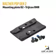 Walther PDP Gen2 Mounting plate 02 Trijicon RMR - Alapuolelta kiinnitysruuveineen - Punapiste- ja holotähtäinjalustat - 4063132899917 - 5