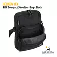 Helikon EDC Compact Shoulder Bag musta Etuviistosta - Reput ja laukut - 5908218750067 - 6