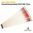 Buck Trail Deluxe puunuoli 11/32" 50# - 12 kpl - kaksitoista nuolta - Puunuolet - 6426028971957 - 19