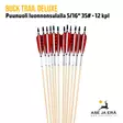 Buck Trail Deluxe puunuoli 5/16" 35# - 12 kpl - sulkaosa - Puunuolet - 6426028971957 - 8