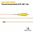 Buck Trail Deluxe puunuoli 5/16" 30# - 1 kpl - nuolen osat - Puunuolet - 6426028971957 - 5