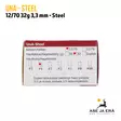 12/70 UnA Steel 32g No 4 3,30mm haulikonpatruuna - Lyijyttömät patruunat - 6430068624117 - 5