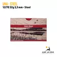12/70 UnA Steel 32g No 4 3,30mm haulikonpatruuna - Lyijyttömät patruunat - 6430068624117 - 1