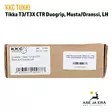 KKC Tikka T3/T3X CTR Musta/Oranssi vasenkätinen - Myyntipakkaus EAN näkyvissä - Tukit ja muunnossarjat - 7073257009877 - 9