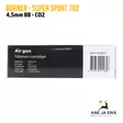 Borner Super Sport 702 4,5mm BB C02 ilmapistooli 6" piipulla - BB kuula ilmapistoolit - 4710372211657 - 14