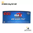 CCi Maxi-Mag 22WMR 1,94g TNT pienoiskiväärinpatruuna - 22 WMR patruunat - 076683000637 - 7