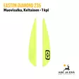 Easton Diamond 235 muovisulka, Keltainen - 1 kpl - kaksi sulkaa vierekkäin - Muovisulat - 723560989607 - 15