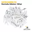 Easton Diamond 235 muovisulka, Valkoinen - 100 kpl - yleiskuva sata sulkaa - Muovisulat - 723560989607 - 1