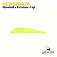 Easton Diamond 235 muovisulka, Keltainen - 1 kpl - oikealta sivulta - Muovisulat - 723560989607 - 14