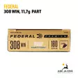 Federal .308 Win Nosler Partition 11,7g - 308 kaliiperi - 029465088507 - 4
