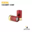Federal Shorty kal.12 26g 2,25mm Haulikonpatruunaa - Muut haulikonpatruunat - 604544651447 - 2