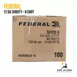 Federal Shorty kal.12 26g 2,25mm Haulikonpatruunaa - Muut haulikonpatruunat - 604544651447 - 8