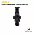 Firefield RapidStrike 1-6x24 valaistu Circle Dot kiikaritähtäin - Muut kiikaritähtäimet - 812495025907 - 8