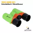 Focus Junior 6x21 katselukiikarit Vihreä/Oranssi takaviistosta - Muut katselukiikarit - 7391879034467 - 2