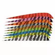 Gateway Feathers 3" Parabolic RW luonnonsulka raidallinen - Luonnonsulat - 737295064027 - 1