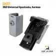 Ghost 360Universal lipastasku harmaa 1kpl - Takaapäin vyökiinnike avattuna - Lipastaskut ja patruunapidikkeet - 2001639349407 - 4